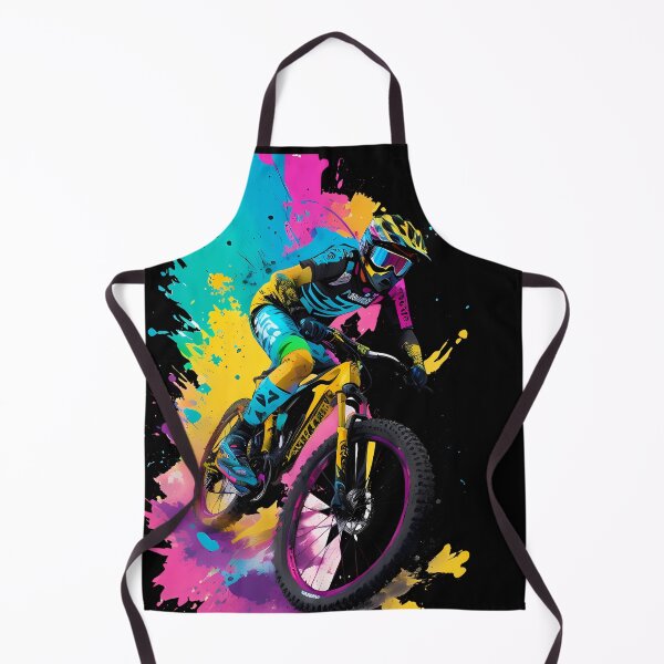 Item preview, Mountain biker graffiti extreme sport bike designed and sold by TaevasDesign.
