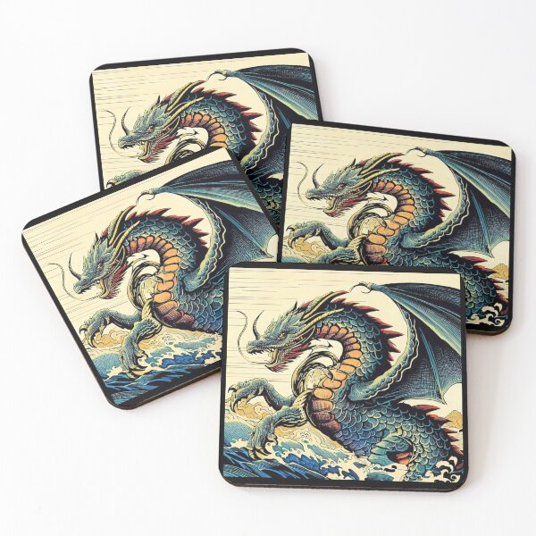 Item preview, Fantasy European Dragon - Woodcut 4 designed and sold by CrankyOldDude.