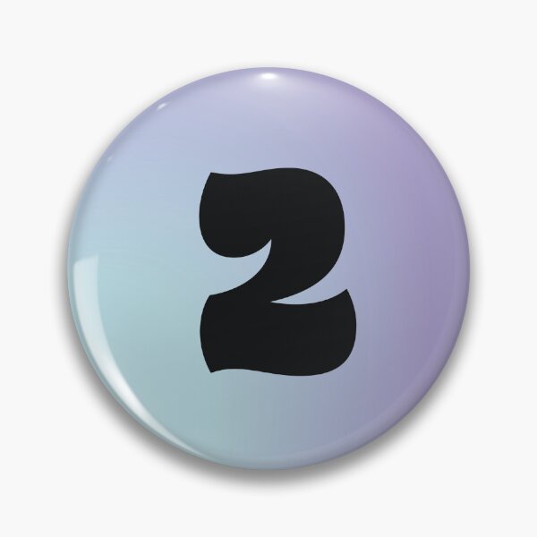 Item preview, 2nd birthday Purple Elegance: No. 2 on Gradient designed and sold by Art-shia.