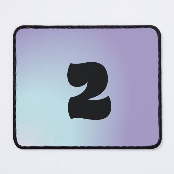 Item preview, 2nd birthday Purple Elegance: No. 2 on Gradient designed and sold by Art-shia.