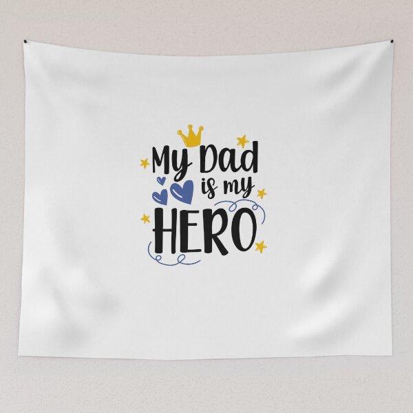 Item preview, My Dad Is My Hero Dad quotes designed and sold by Mani Bindu Vadapalli.