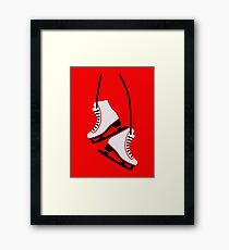 Figure skating skates Framed Print