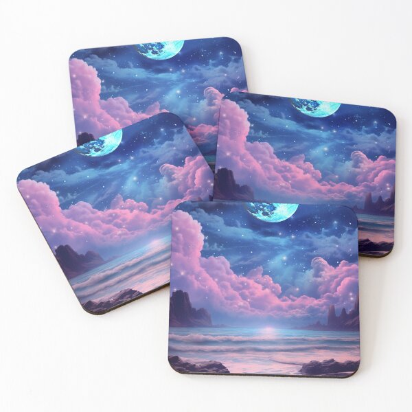Item preview, Twilight Celestial - Dreamlike Beachscape designed and sold by OdysseyArtworks.