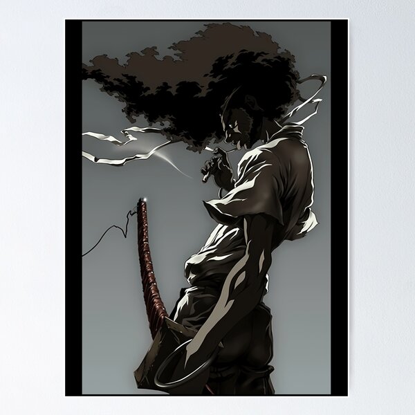 Anime: Afro Samurai: Resurrection  Aesthetic anime, Anime monochrome, Dark  anime