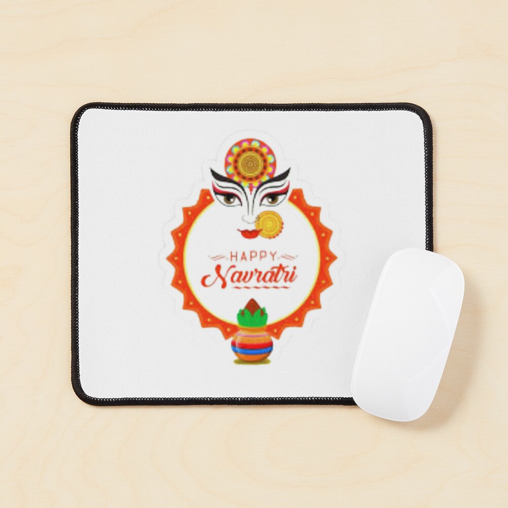 Navratri icon in different style two colored Vector Image