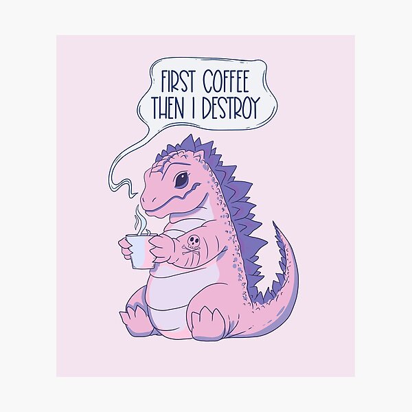 Artikel-Vorschau von Erst Kaffee dann zerstöre ich, designt und verkauft von Jess.a.creates.