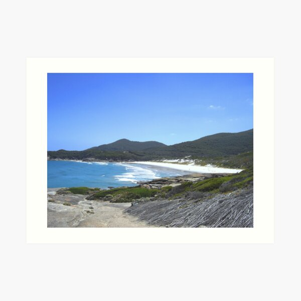 Squeaky Beach Art Print