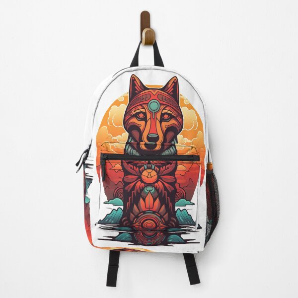 Item preview, Wolf with a sunset designed and sold by Inky-Spiration.