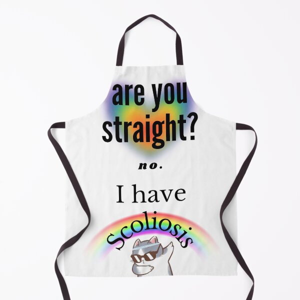 Item preview, Are You Straight? No. I have ScolioSis Cat Funny  designed and sold by Agata Lorencen.