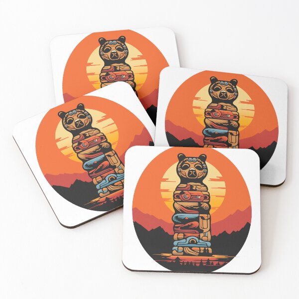 Item preview, Animal totem at sunset designed and sold by Inky-Spiration.