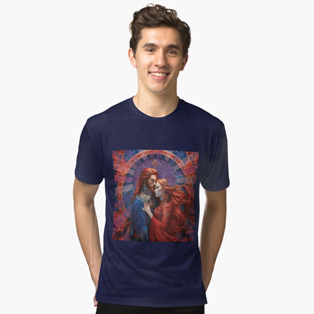 Item preview, Tri-blend T-Shirt designed and sold by PurplePeacock.