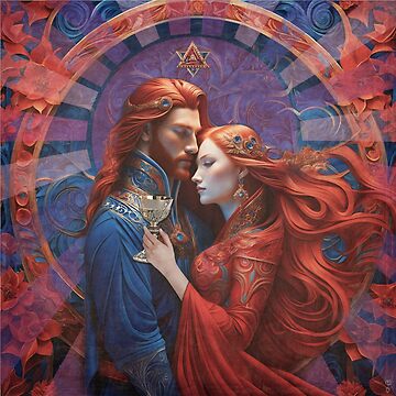 Artwork thumbnail, Hieros Gamos - The Sacred Marriage by Tau Tia L Douglass