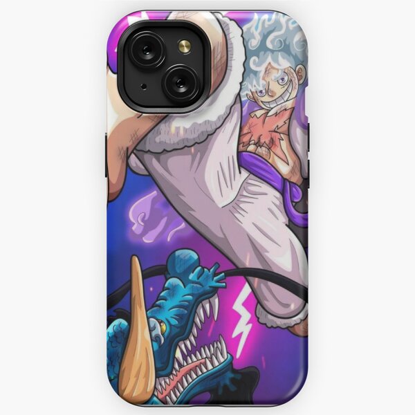 Luffy gear 5 vs Kaido iPhone Case by Mo2o