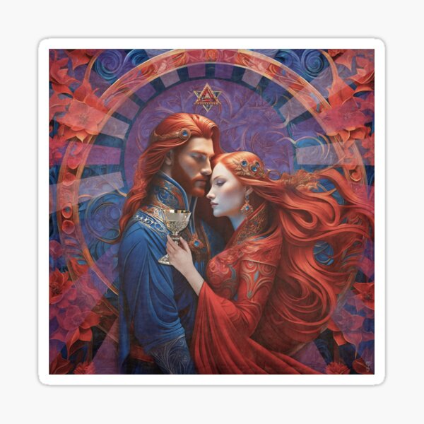 Hieros Gamos - The Sacred Marriage Sticker