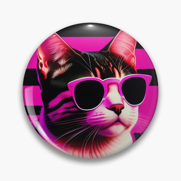 Item preview, Cute cat in hot pink designed and sold by TVFshirt.