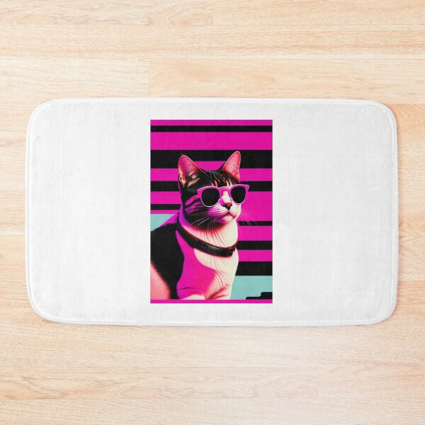 Item preview, Cute cat in hot pink designed and sold by TVFshirt.
