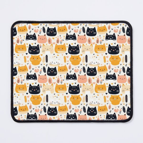 Item preview, Big cats in a little field of flowers designed and sold by KruzyArts.