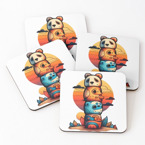 Item preview, Animal totem at sunset designed and sold by Inky-Spiration.