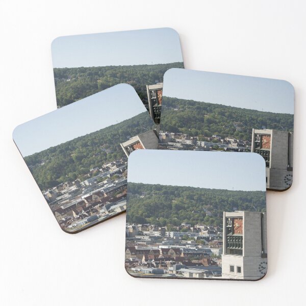 Item preview, Stuttgart city view from the west tower of the collegiate church to the town hall tower designed and sold by Yven-Dienst.