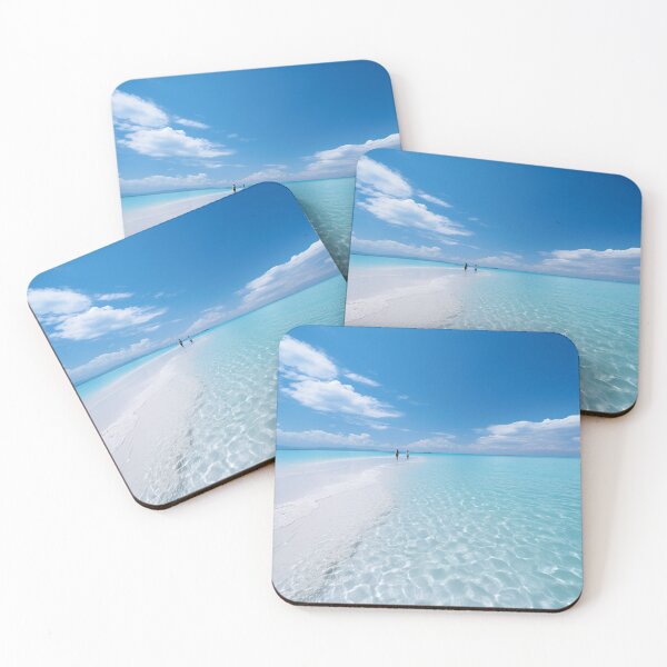 Item preview, Clear Blue Sky and the White Sand Beach designed and sold by KruzyArts.