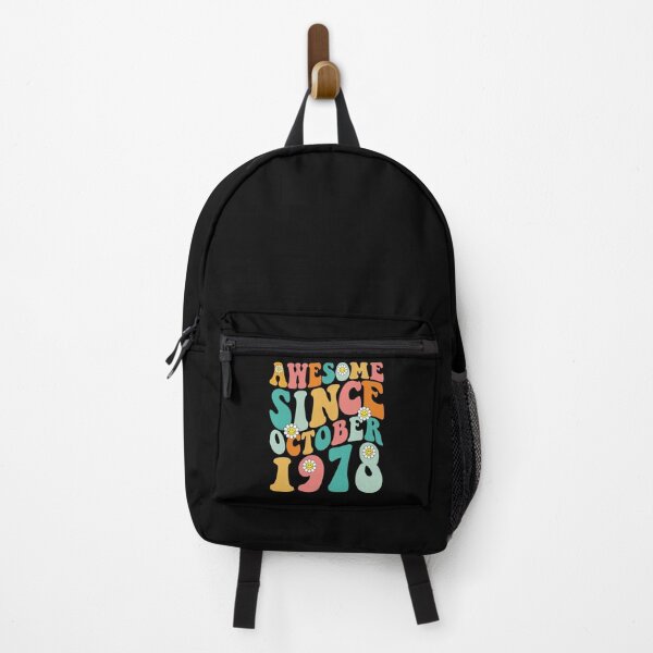 Item preview, Awesome Since October 1978 | Made In 1978 | Retro Groovy Birthday designed and sold by Christina-grich.