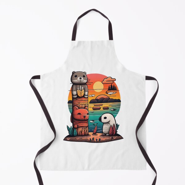 Item preview, Cute Animal totem at sunset designed and sold by Inky-Spiration.