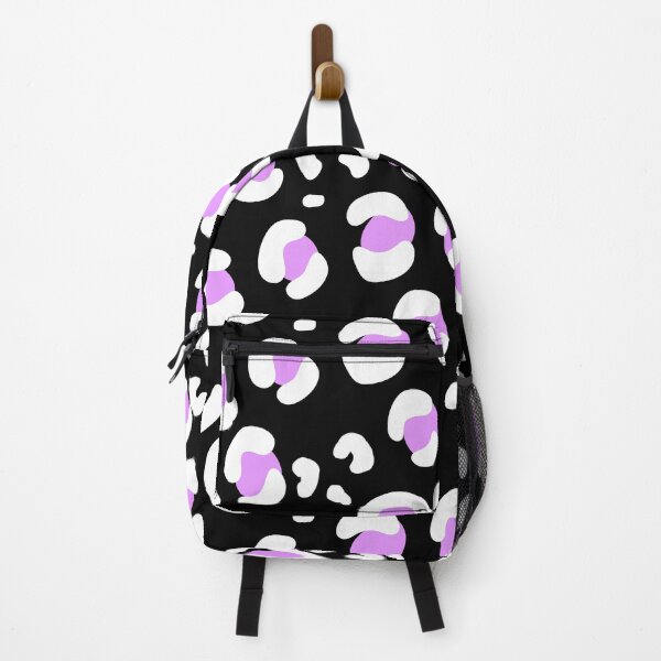 Item preview, Black and White and Purple Neon Leopard Print: Pattern Mixing Magic designed and sold by Rebecca Turk.
