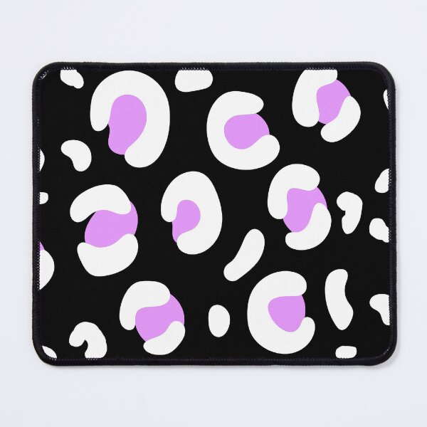 Item preview, Black and White and Purple Neon Leopard Print: Pattern Mixing Magic designed and sold by Rebecca Turk.