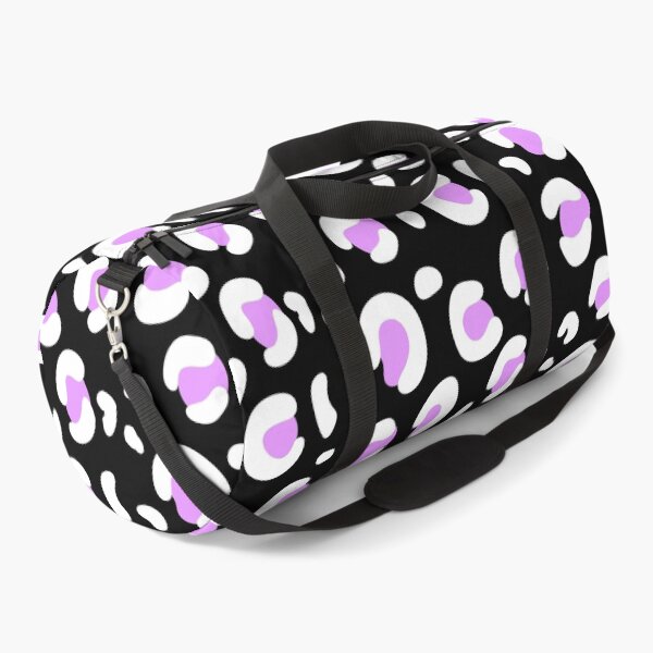 Item preview, Black and White and Purple Neon Leopard Print: Pattern Mixing Magic designed and sold by Rebecca Turk.
