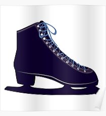 Ice skate Poster