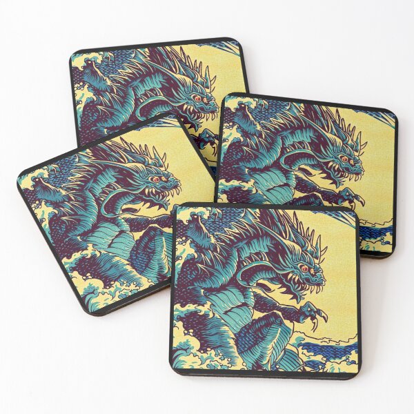Item preview, Fantasy Kaiju Anime - Woodcut 1 designed and sold by CrankyOldDude.