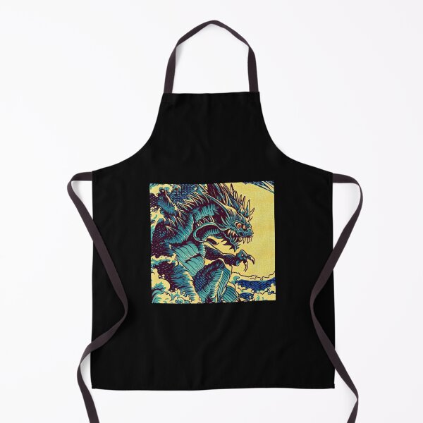 Item preview, Fantasy Kaiju Anime - Woodcut 1 designed and sold by CrankyOldDude.