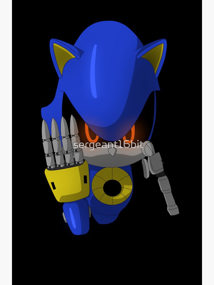 Metal Sonic Menacing Sticker for Sale by Keerl