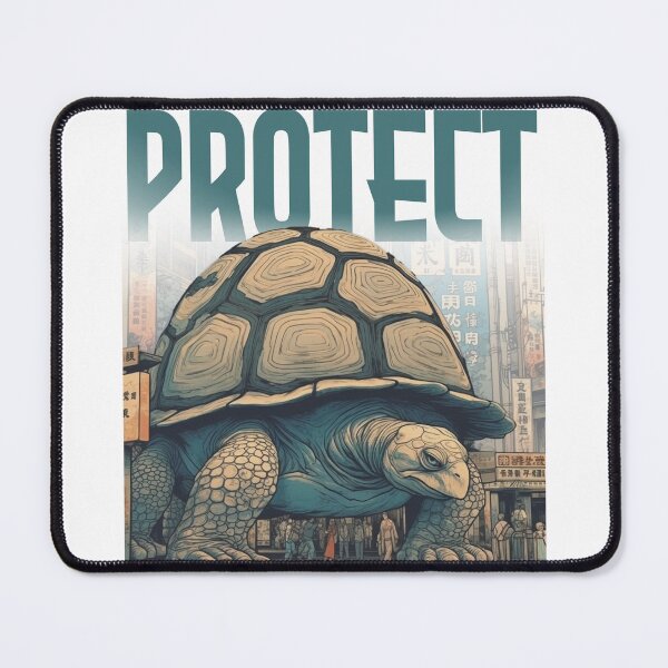 Item preview, Giant Turtle Guardian the Ancient Marvel Protects designed and sold by go-go-designs.
