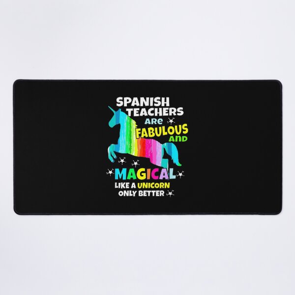 Item preview, Spanish Teachers Shirt Unicorn Teacher Spanishteacher Gifts designed and sold by RichardSines.