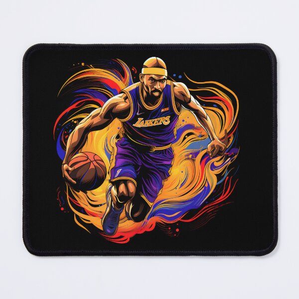Artikelvorschau, Lakers NBA-Basketball-T-Shirts mit buntem Logo entworfen und verkauft von KAMESUN.