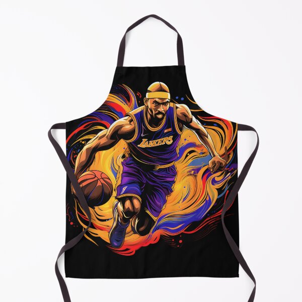 Artikelvorschau, Lakers NBA-Basketball-T-Shirts mit buntem Logo entworfen und verkauft von KAMESUN.