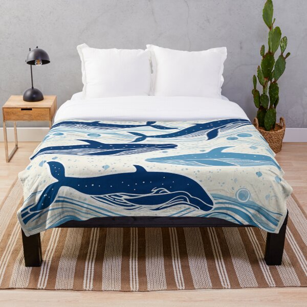 Aperçu de l'œuvre Oh baleine créée et vendue par DiveIntoDesigns.