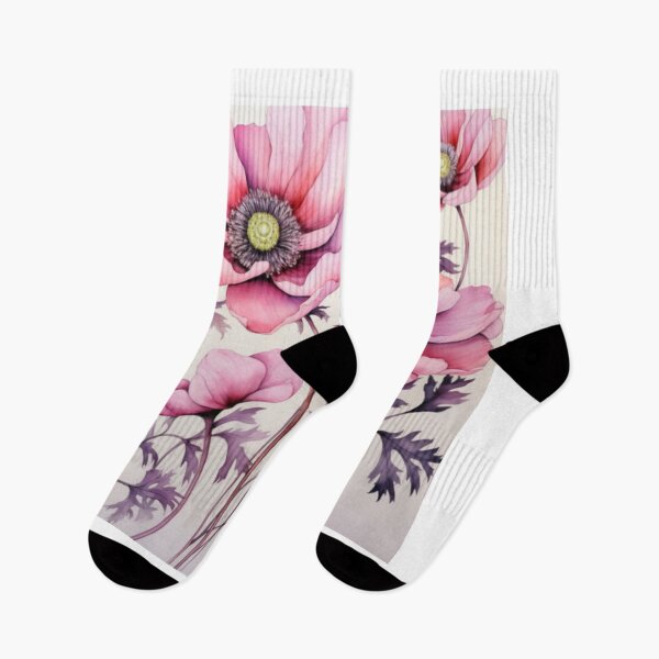 Item preview, beautiful pink flower Japanese Anemone designed and sold by Superann8.