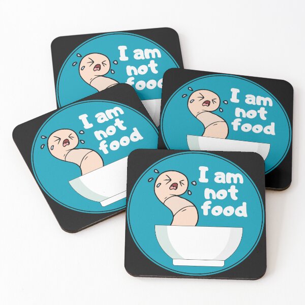 Item preview, Worm is not food designed and sold by BambooClanArt.