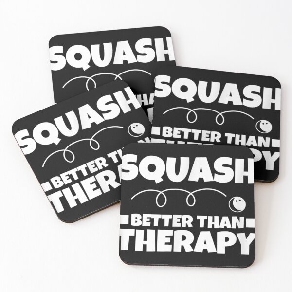 Item preview, Squash Better Than Therapy Racquet Sport Player Coach  designed and sold by RichardSines.