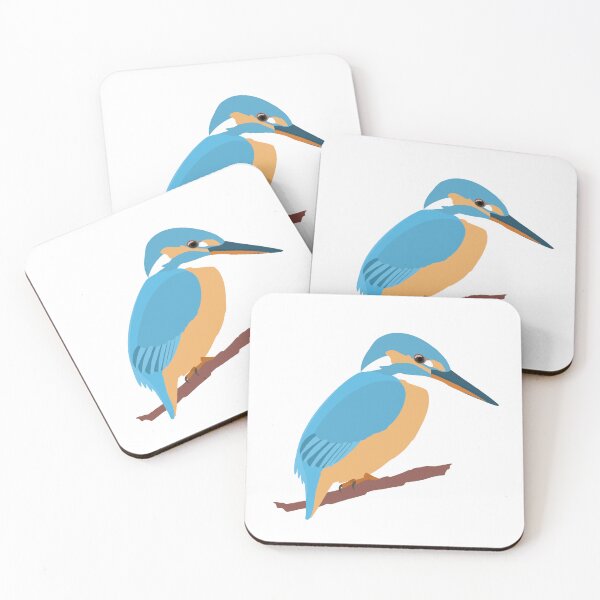 Item preview, Kingfisher - Graphic Bird Art designed and sold by artmanship.