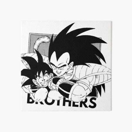 Goku and Raditz Art Board Print by FranFuentesArt