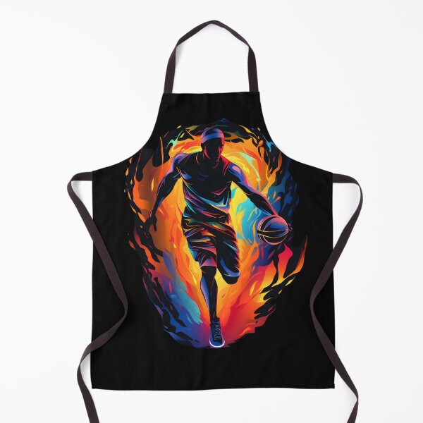 Item preview, basketball colorful logo t-shirts no.4 designed and sold by KAMESUN.