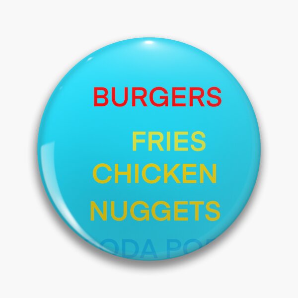 Item preview, Burgers. Fries, Chicken Nuggets and Soda Pop dance with one another. designed and sold by lukesubbby.