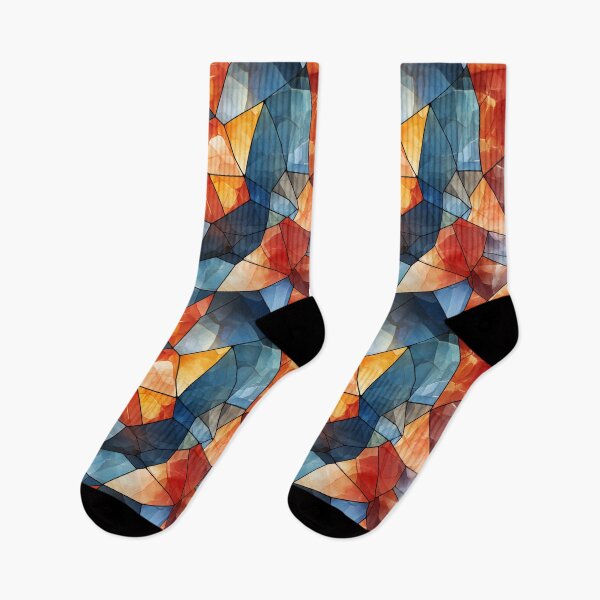 Item preview, Marbleized Stained Glass Pattern designed and sold by candlewithhare.