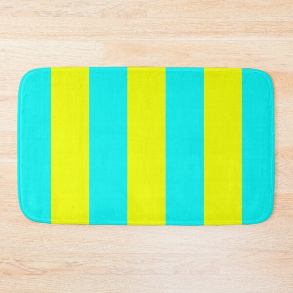 Item preview, Neon Yellow and Teal Stripes: Mixed Print Magic designed and sold by Rebecca Turk.