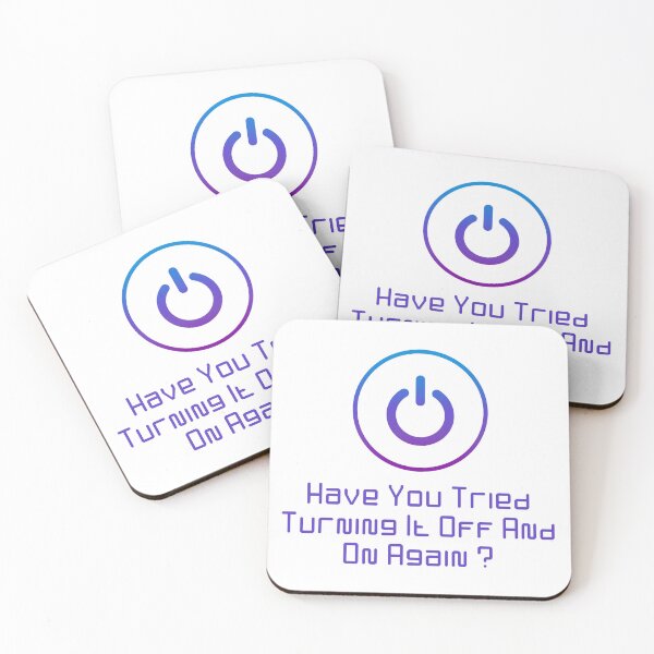 Item preview, Have You Tried Turning It Off And On Again designed and sold by Dominika Bednarska.