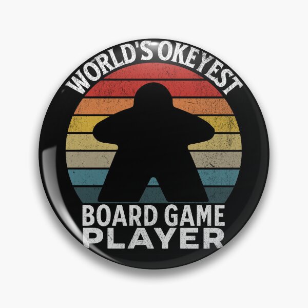 Item preview, Vintage Sunset: World's Okeyest Board Game Player. Board Gamer designed and sold by Zanda-Nerd-Shop.