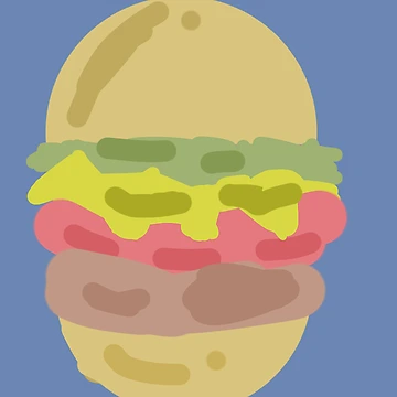 Artwork thumbnail, Burger by Stickerbysky